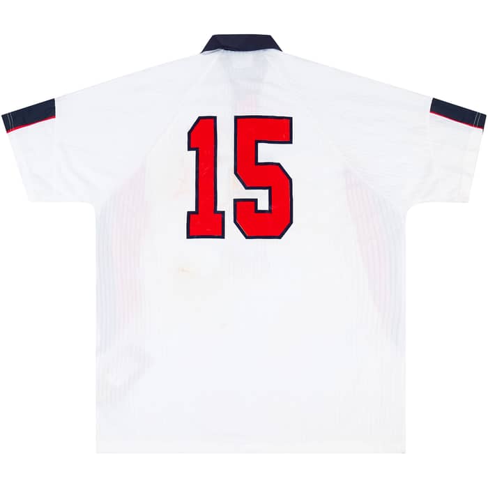 1997-99 England Match Issue Home Shirt #15 (Butt)