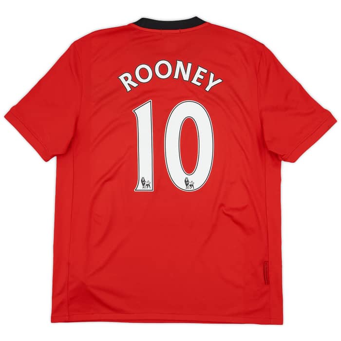 2009-10 Manchester United Home Shirt Rooney #10 - 7/10 - (L)