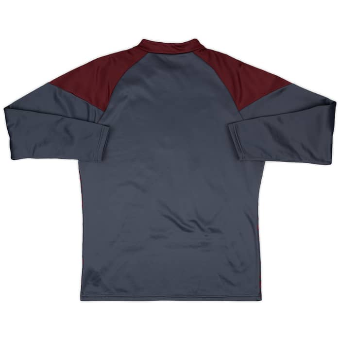 2023-24 Manchester City Staff Issue 1/4 Zip Training Fleece Top # - 3/10 - (L)