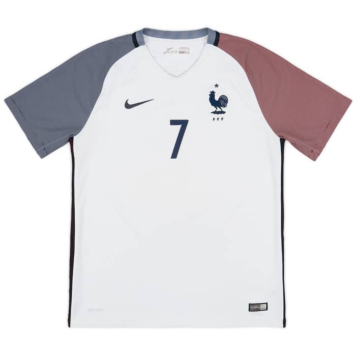 2016-17 France Away Shirt Griezmann #7 - 5/10 - (L)