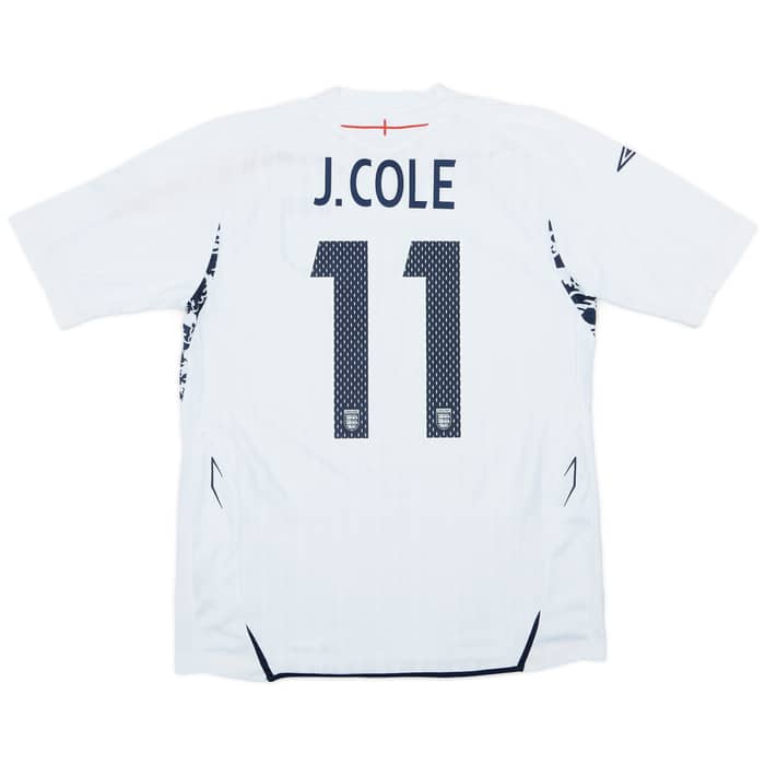 2007-09 England Home Shirt J.Cole #11 - 9/10 - (L)