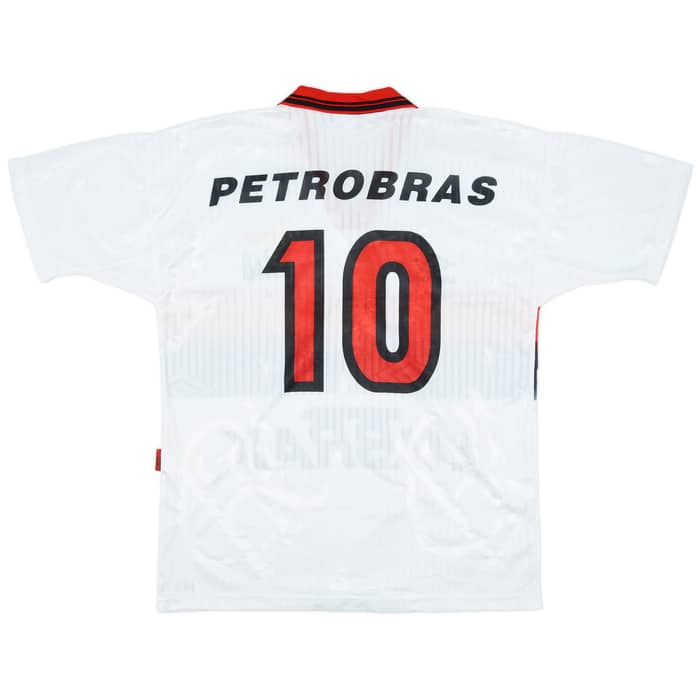 1997-99 Flamengo Away Shirt #10 - 8/10 - (L)