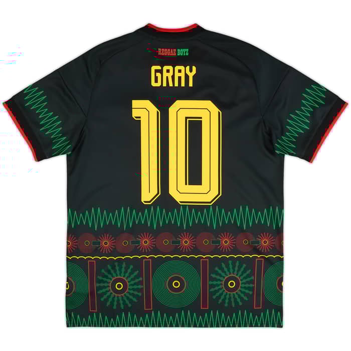 2026-27 Jamaica Away Shirt Gray #10