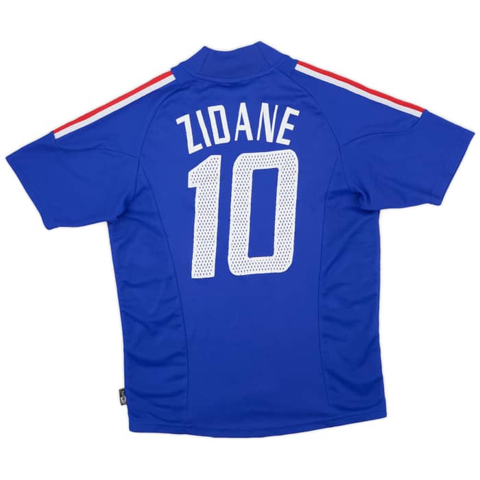 2002-04 France Home Shirt Zidane #10 - 7/10 - (S)