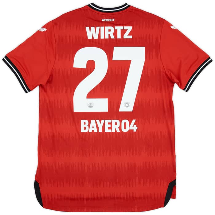 2022-23 Bayer Leverkusen Player Issue Pro Home Shirt Wirtz #27 (L)