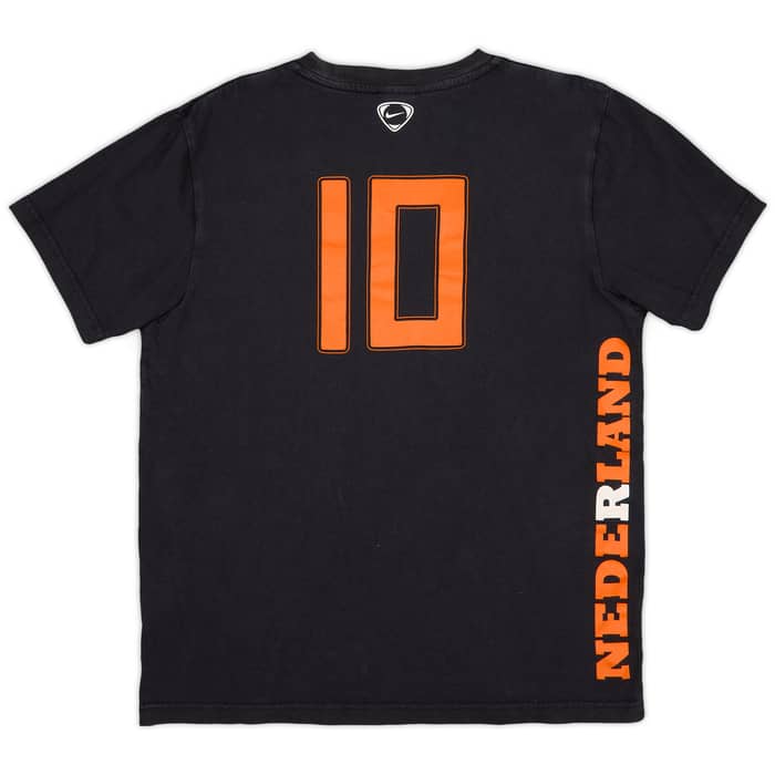 2008-09 Netherlands Nike 'Wesley Sneijder' Cotton Tee #10 - 9/10 - (M)