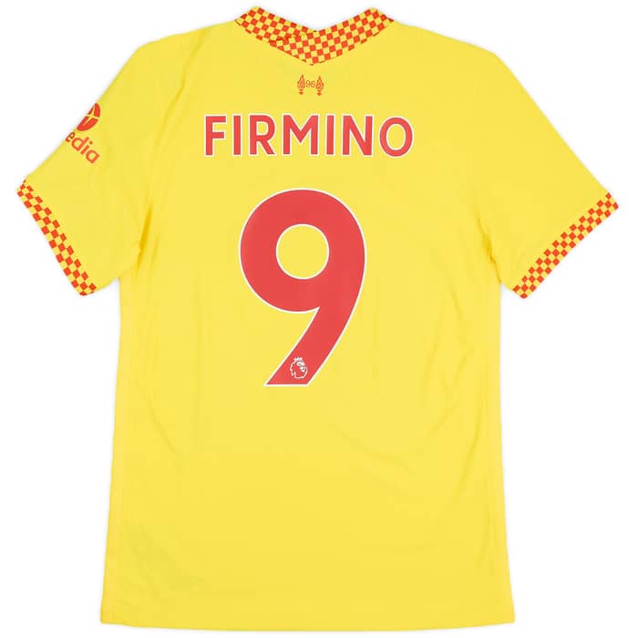 2021-22 Liverpool Authentic Third Shirt Firmino #9 - 10/10 - (S)