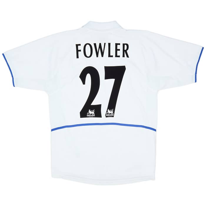 2002-03 Leeds United Home Shirt Fowler #27 - 8/10 - (M)