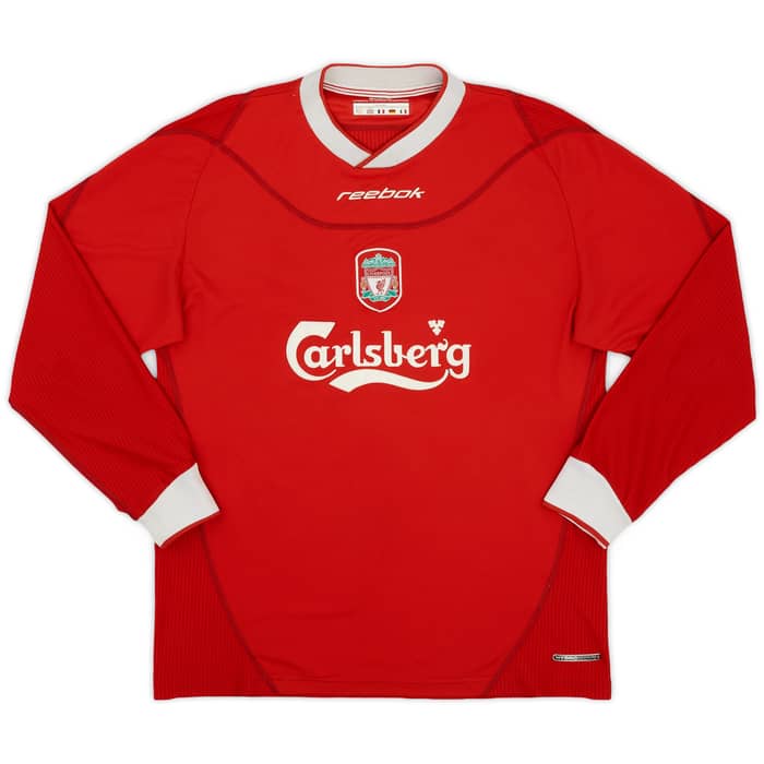 2002-04 Liverpool Home L/S Shirt Owen #10 - 5/10 - (M)