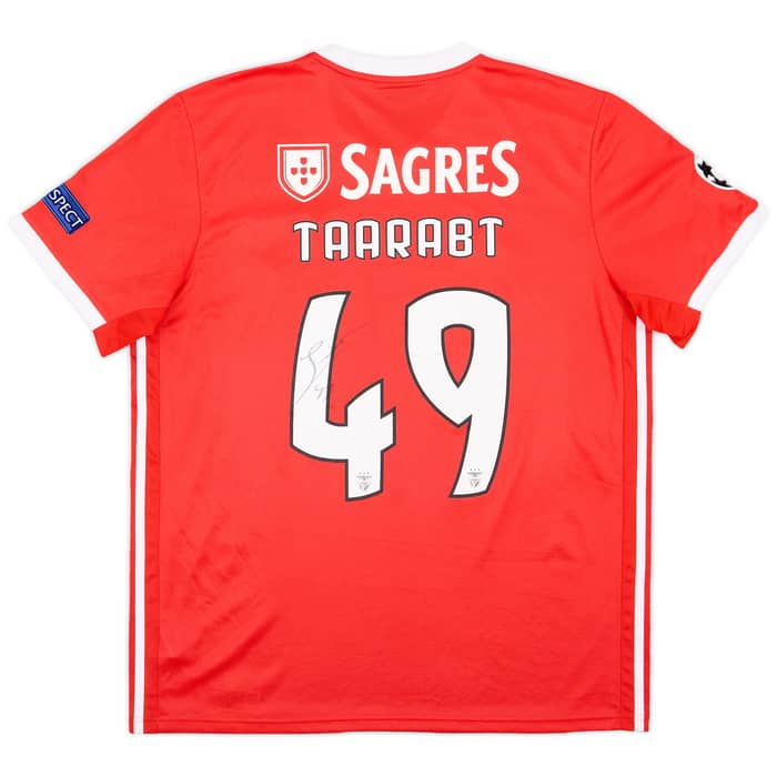 2019-20 Benfica Champions League Signed Home Shirt Taarabt #49 - 9/10 - (XL)