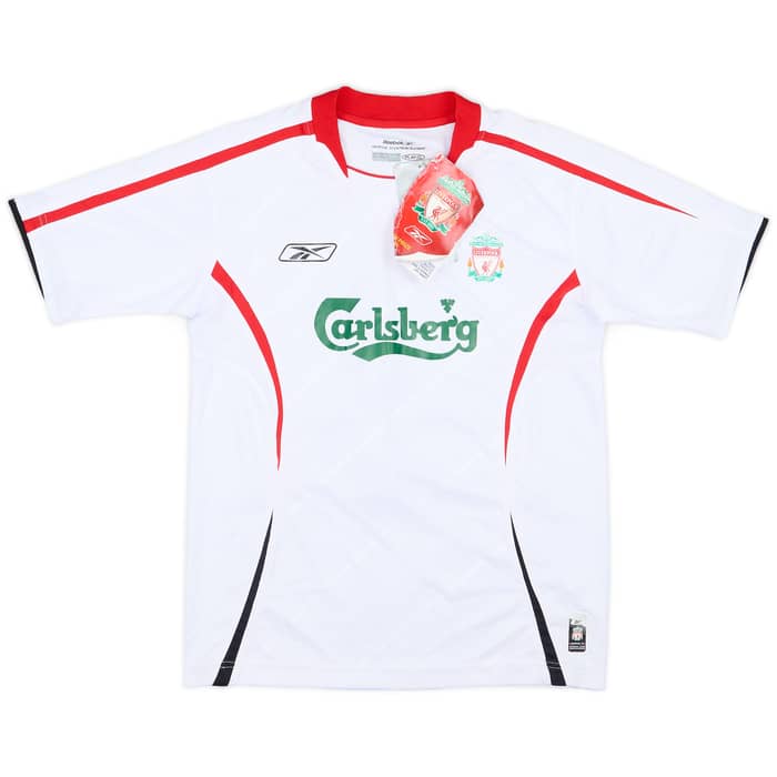 2005-06 Liverpool Away Shirt Crouch #15 (L.Boys)