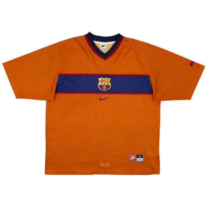 1998-00 Barcelona Basic Third Shirt Guardiola #4 - 7/10 - (L)