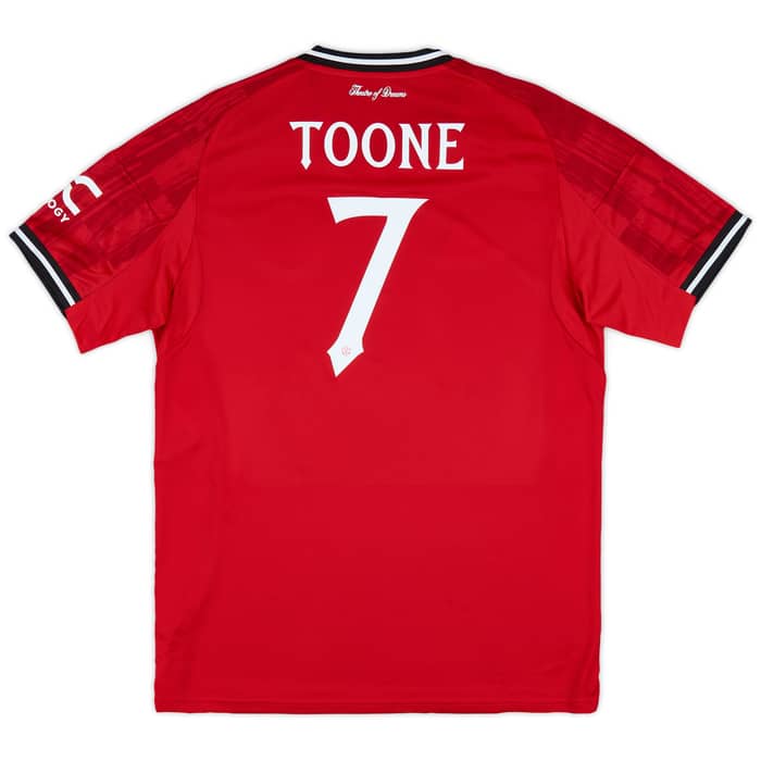 2025-26 Manchester United Home Shirt Toone #7