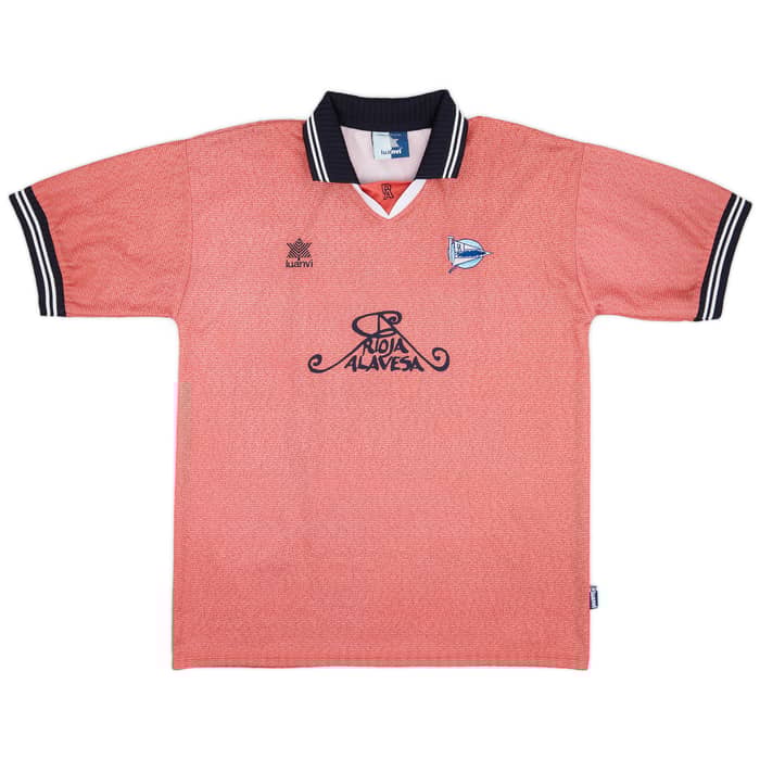 2000-01 Alaves Match Worn UEFA Cup Away Shirt Tomic #15