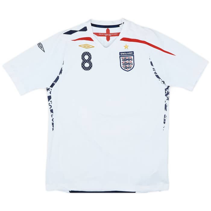 2007-09 England Home Shirt Lampard #8 - 8/10 - (XL.Boys)