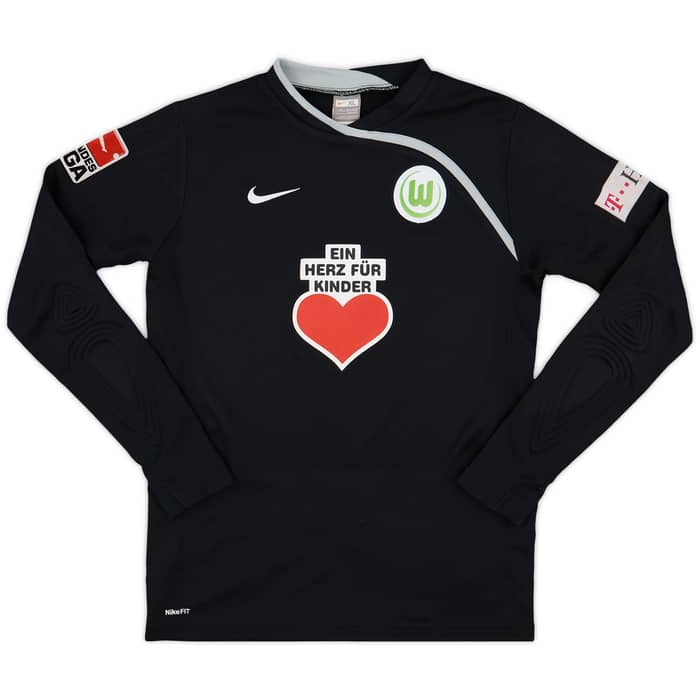 2008-09 Wolfsburg GK Shirt Benaglio #1 - 8/10 - (XL.Boys)