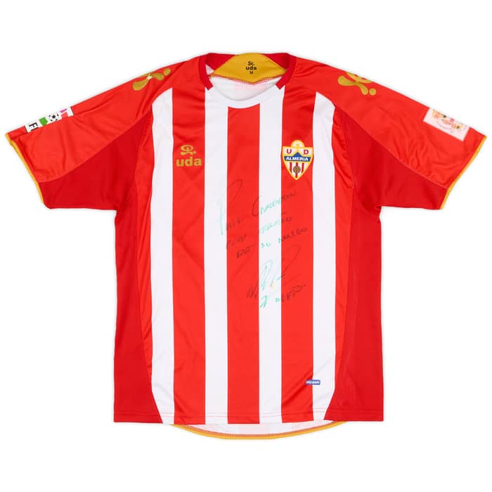 2009-10 Almeria Match Issue Home Shirt Nieto #7