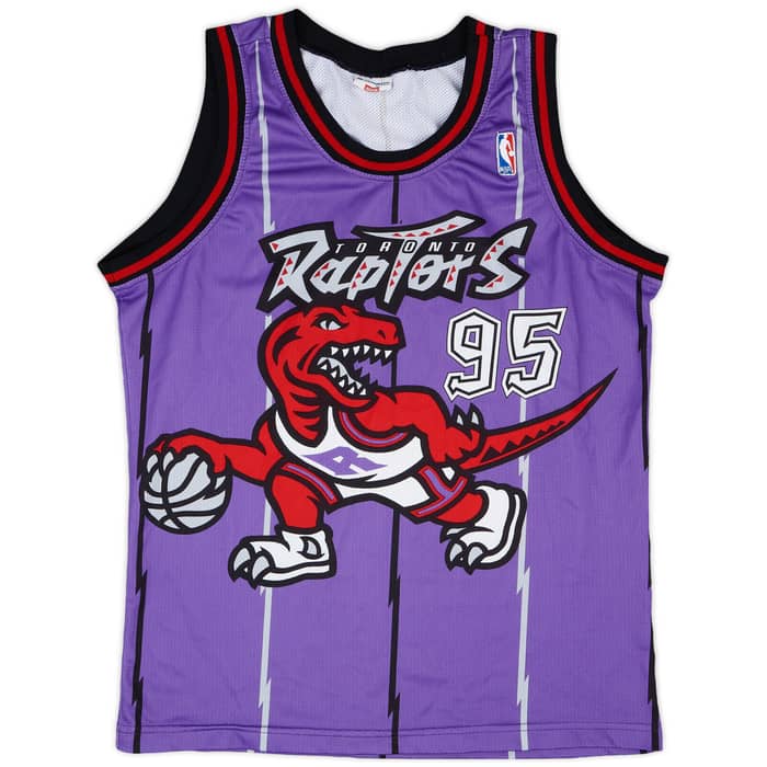 1995 Toronto Raptors #95 Champion Away Jersey - 7/10 - (M)