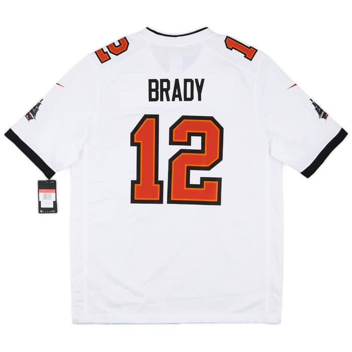 2020-22 Tampa Bay Buccaneers Brady #12 Nike Game Away Jersey (L)