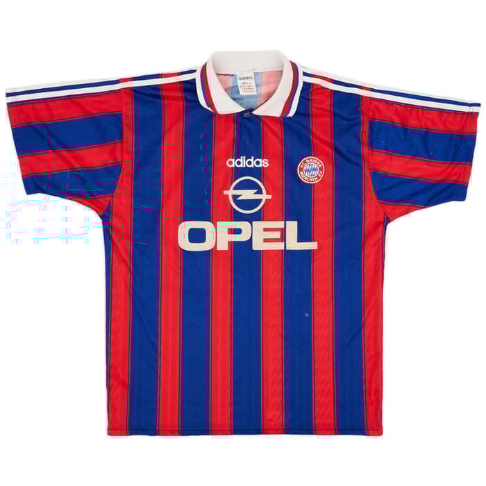 1995-97 Bayern Munich Home Shirt Klinsmann #18 - 6/10 - (L)
