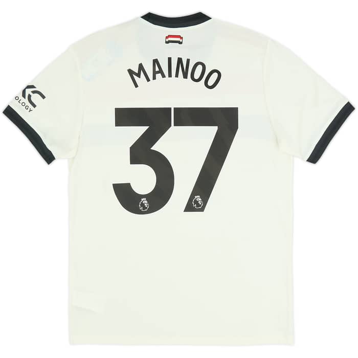 2024-25 Manchester United Authentic Third Shirt Mainoo #37 