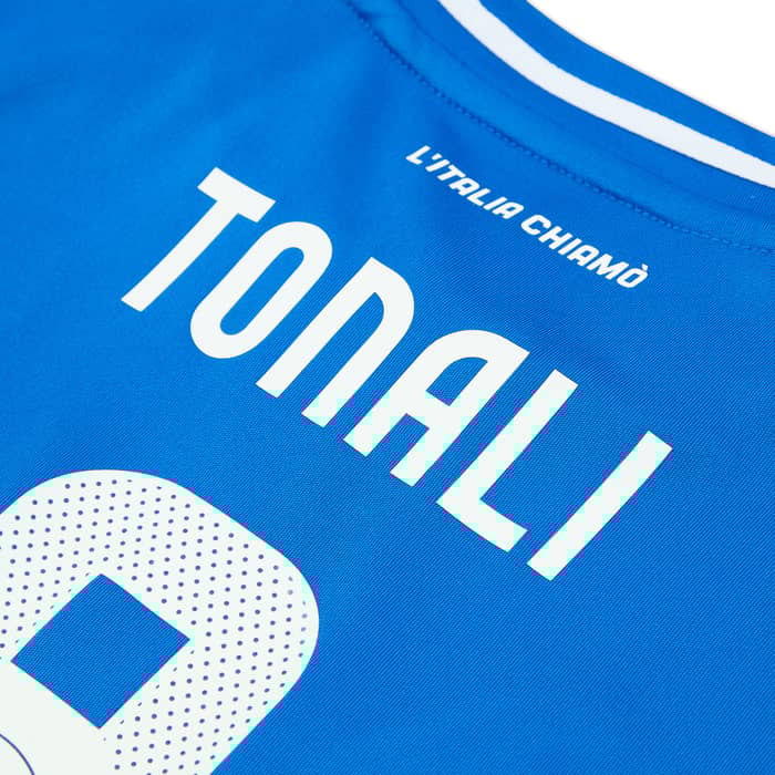 2024-25 Italy Home Shirt Tonali #8 (KIDS) 