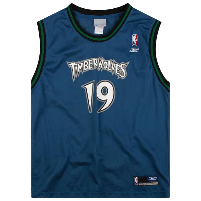 2003-05 Minnesota Timberwolves Cassell #19 Reebok Jersey (Away) Y