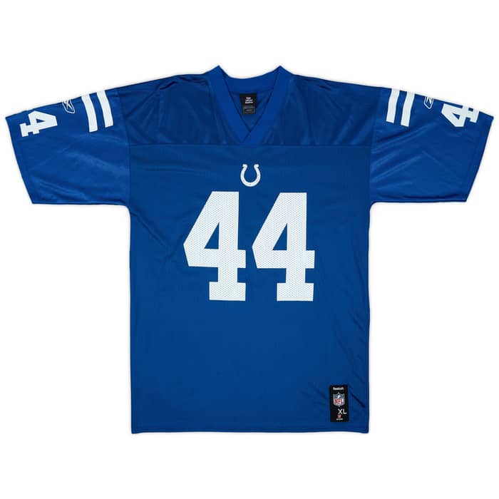 2008-11 Indianapolis Colts Clark #44 Reebok Replica Home Jersey - 9/10 - (XL)