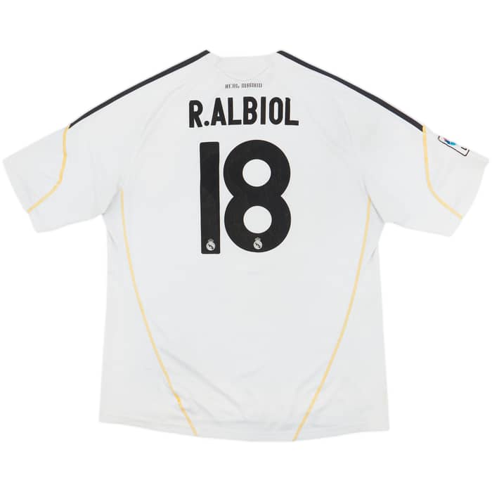 2009-10 Real Madrid Home Shirt R.Albiol #18 - 4/10 - (XXL)