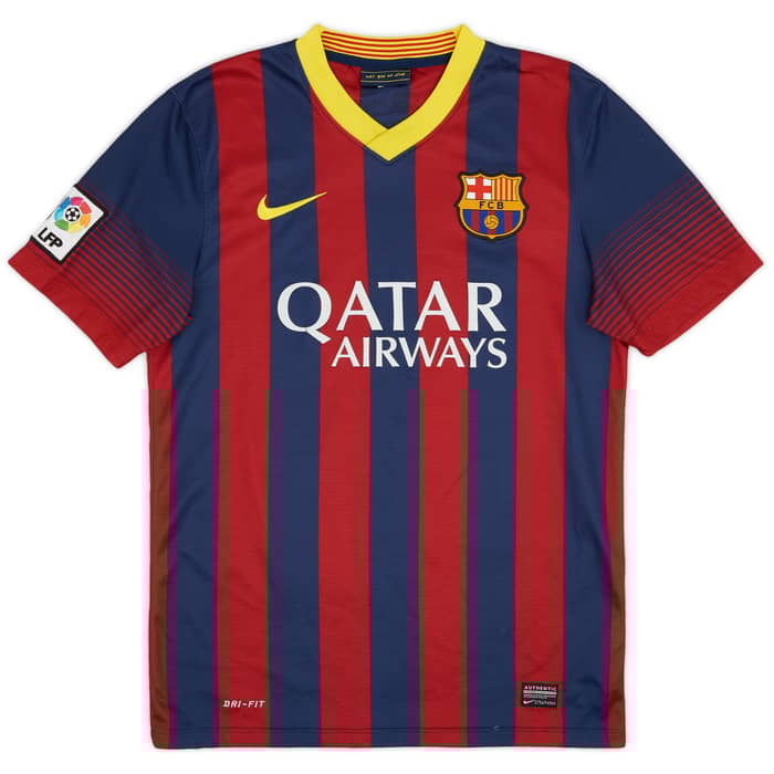 2013-14 Barcelona Home Shirt Messi #10 - 6/10 - (S)