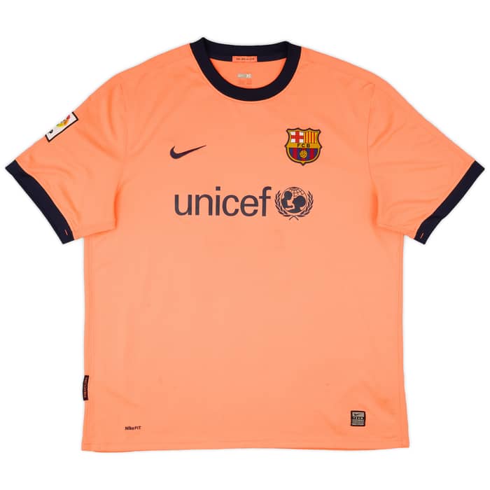 2009-10 Barcelona Away Shirt Messi #10 - 7/10 - (XL)