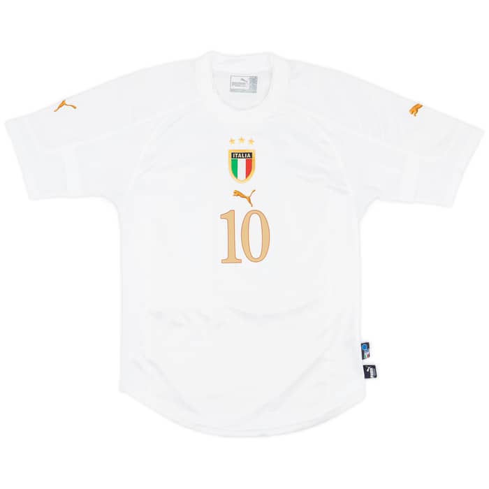 2004-06 Italy Away Shirt Baggio #10 - 8/10 - (S)