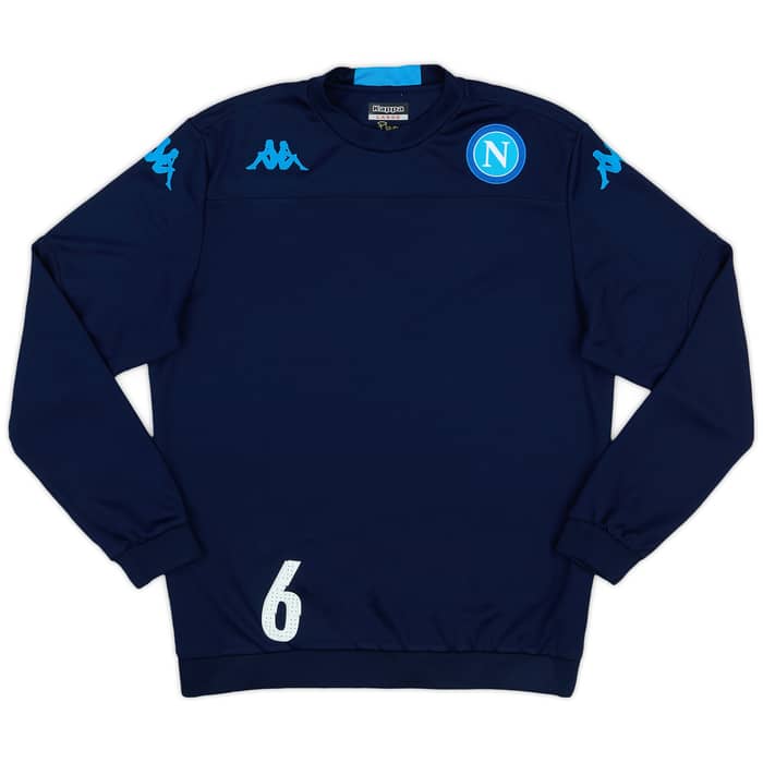 2017-18 Napoli Player Issue Training Top - 5/10