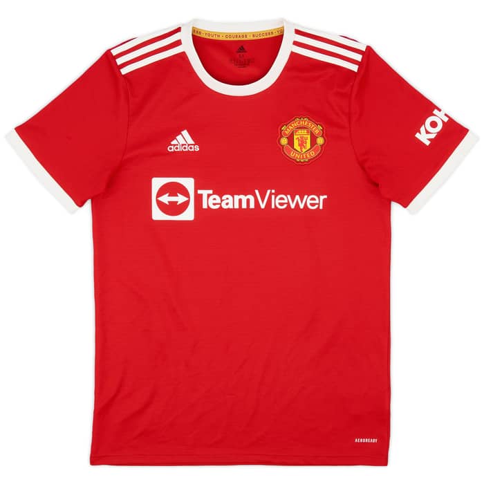 2021-22 Manchester United Home Shirt Rashford #10 - 9/10 - (M)