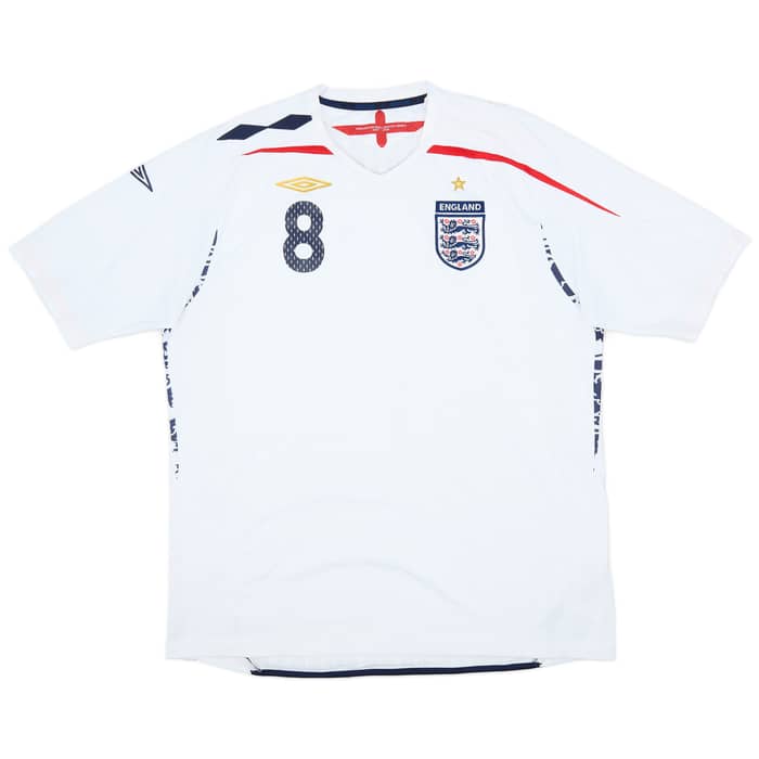 2007-09 England Home Shirt Lampard #8 - 7/10 - (XXL)