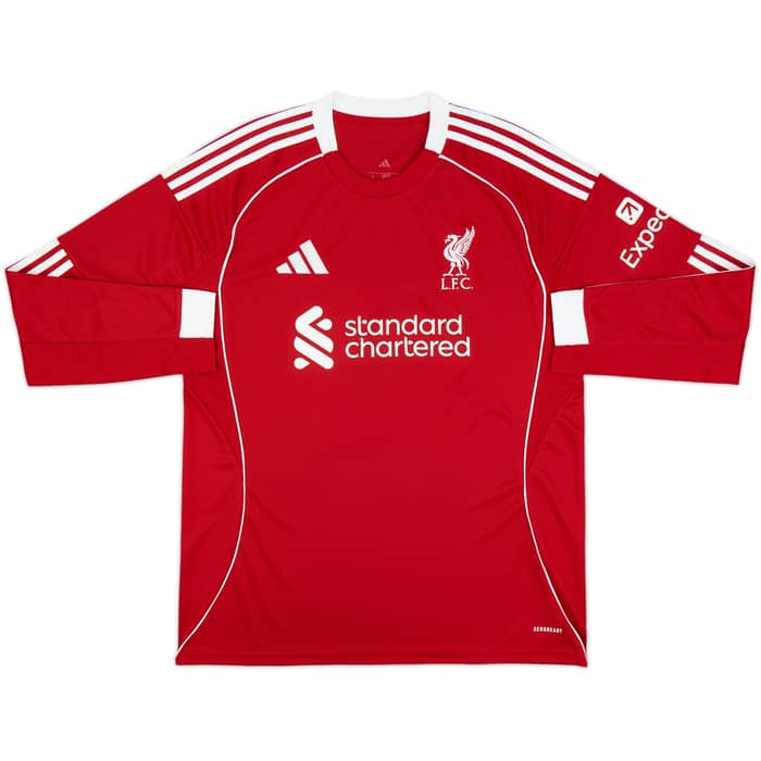 2025-26 Liverpool Home L/S Shirt Isak #9