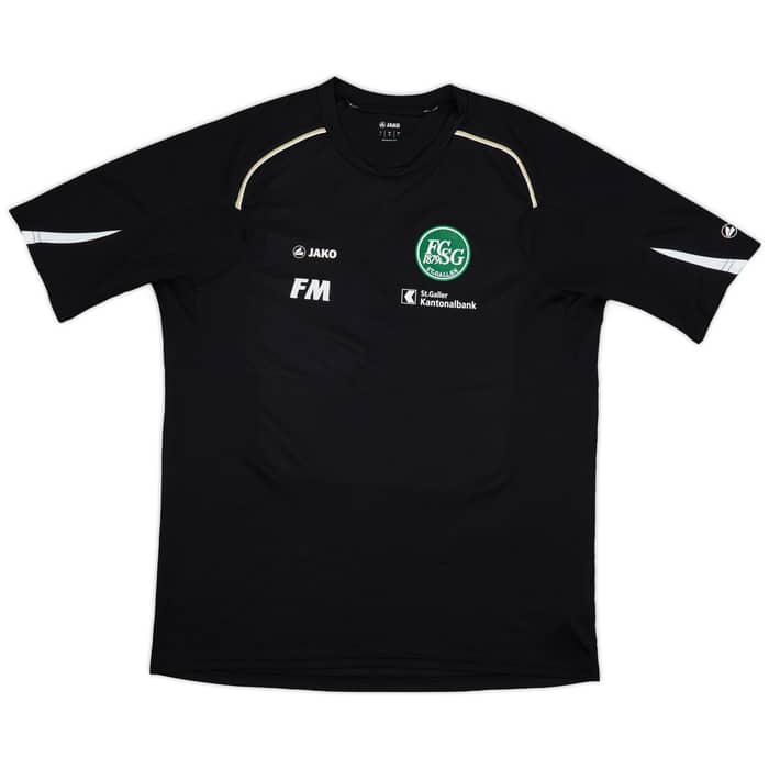 2011-12 St Gallen Jako Staff Issue Training Shirt FM - 9/10 - (M)