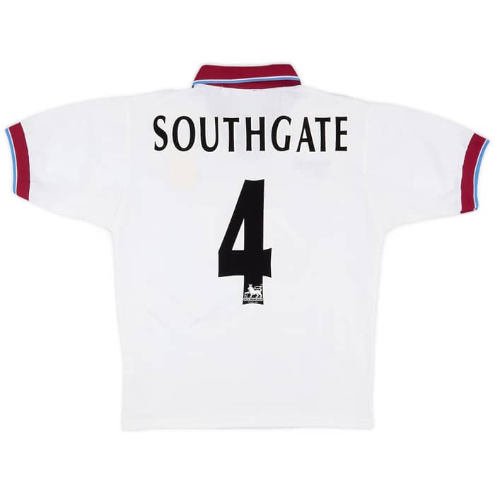 1996-98 Aston Villa Away Shirt Southgate #6 - 8/10 - (S)