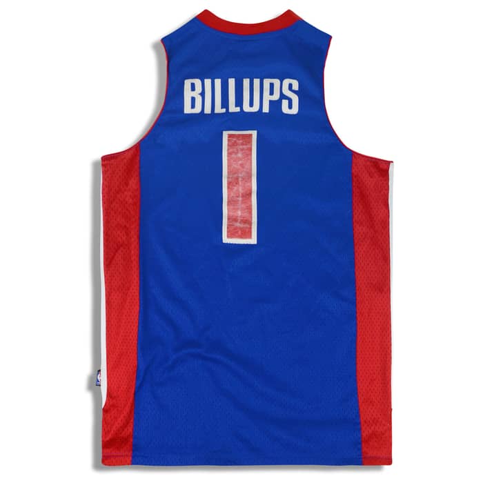 2006-08 Detroit Pistons Billups #1 adidas Swingman Jersey (Away) S