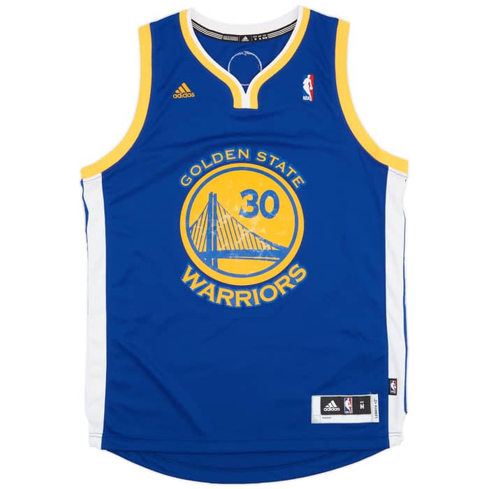 2010-14 Golden State Warriors Curry #30 adidas Swingman Away Jersey - 6/10 - (M)