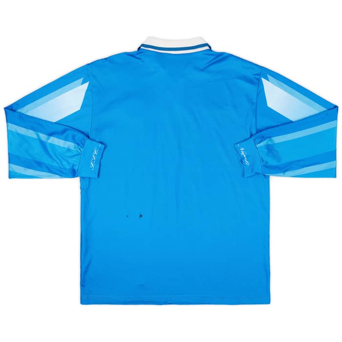 1996-97 Napoli Home L/S Shirt - 5/10 - (S)