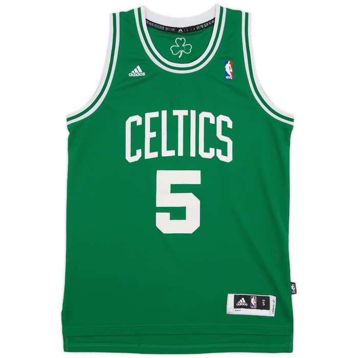 2010-13 Boston Celtics Garnett #5 adidas Swingman Away Jersey - 6/10 - (S)