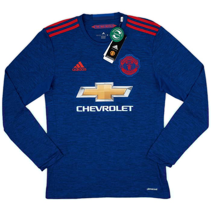 2016-17 Manchester United Away L/S Shirt Rooney #10 (S)