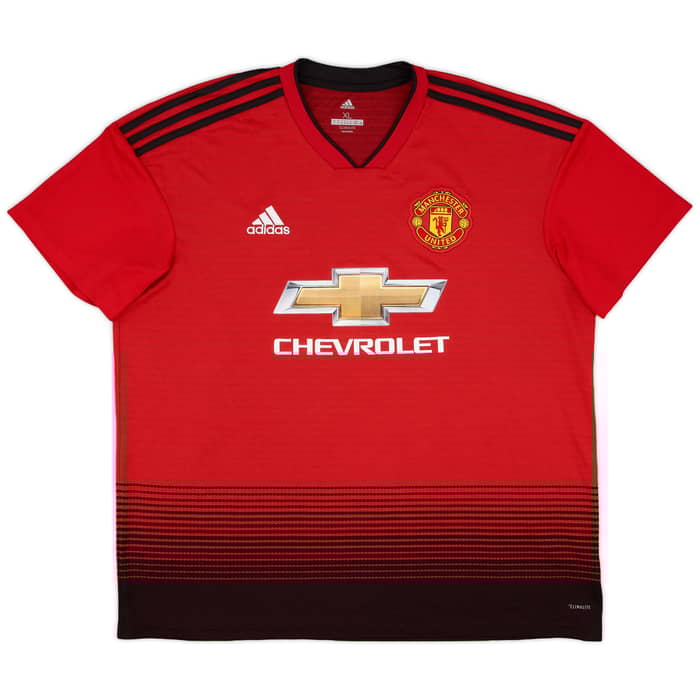 2018-19 Manchester United Home Shirt Shaw #23 - 9/10 - (XL)
