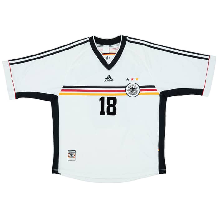 1998-00 Germany Home Shirt Klinsmann #18 - 6/10 - (XL)
