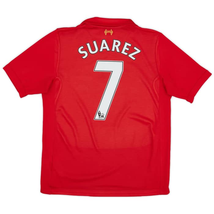 2012-13 Liverpool Home Shirt Suarez #7 - 6/10 - (S)