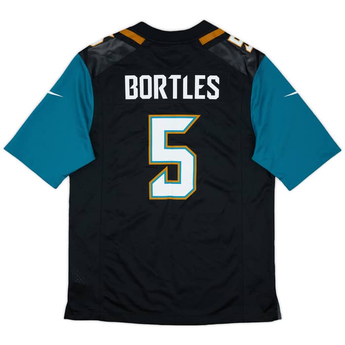 2014-17 Jacksonville Jaguars Bortles #5 Nike Game Home Jersey - 8/10 - (M)