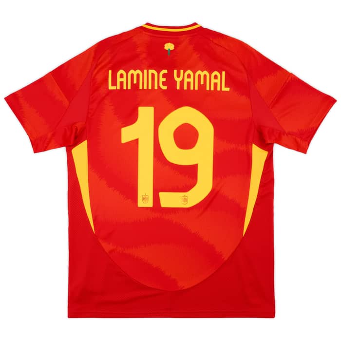 2024-25 Spain Home Shirt Lamine Yamal #19
