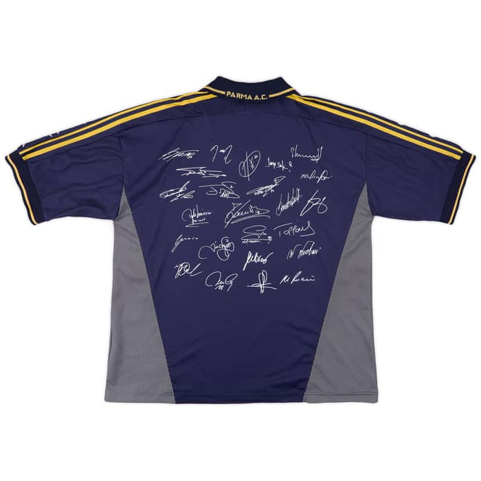 2001-02 Parma 'Signed' Finale TIM Cup Away Shirt - 9/10 - (XL)