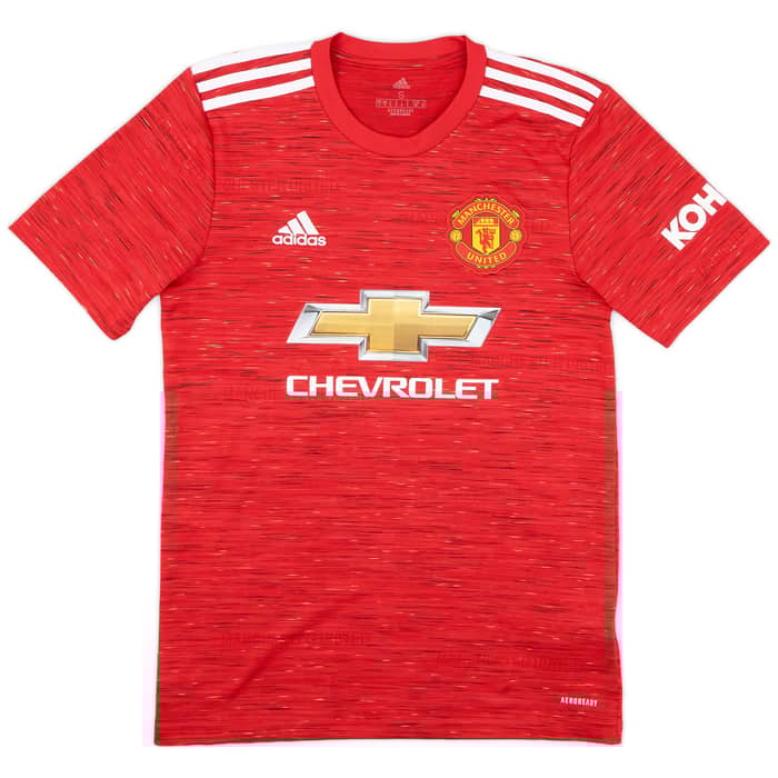 2020-21 Manchester United Home Shirt B.Fernandes #18 - 8/10 - (S)